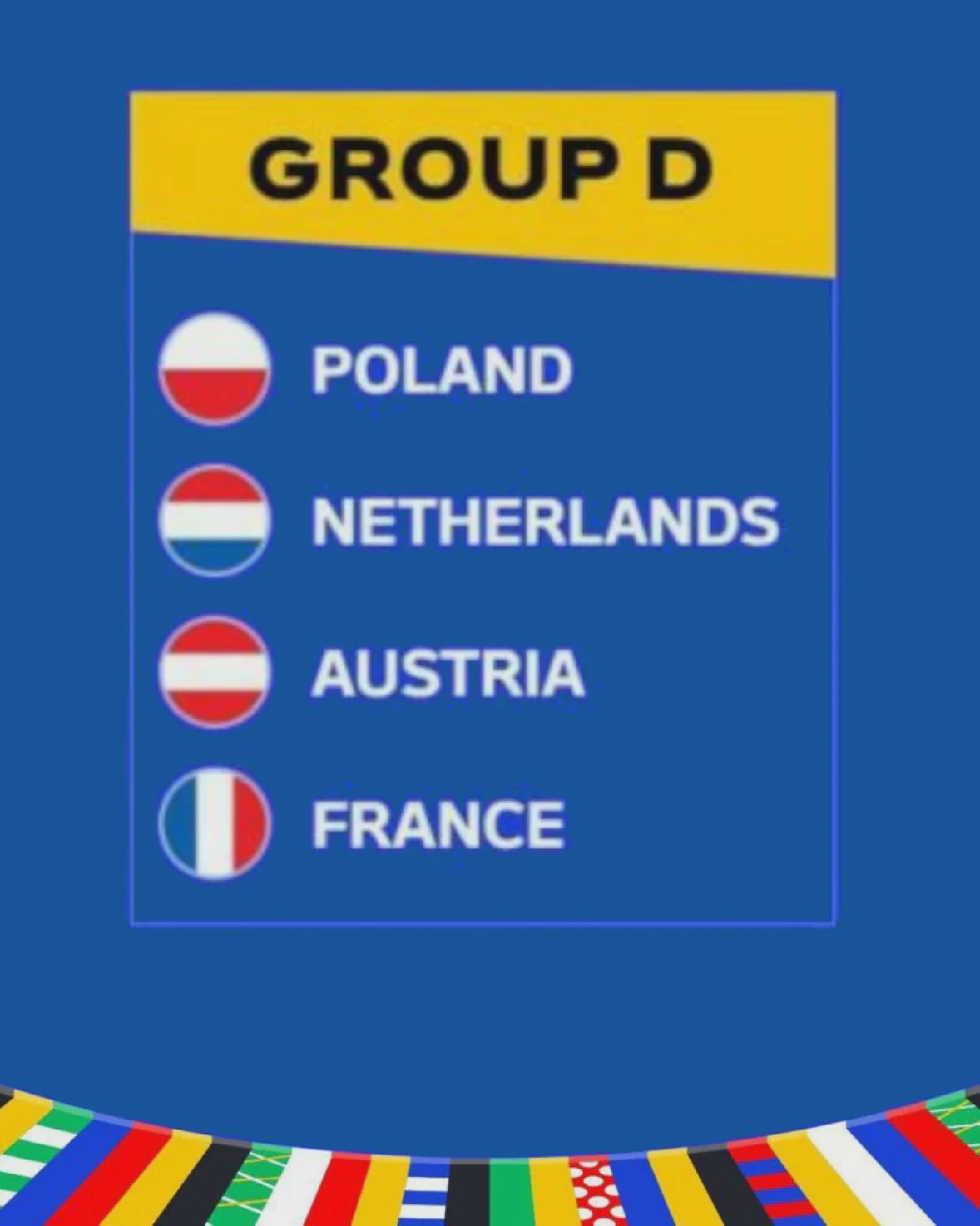 ЕВРО 2024 группа Д